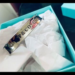 925 Silver Tiffany Square Bangle